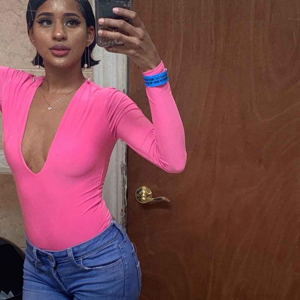 💗Pink Bodysuit Leotard💖